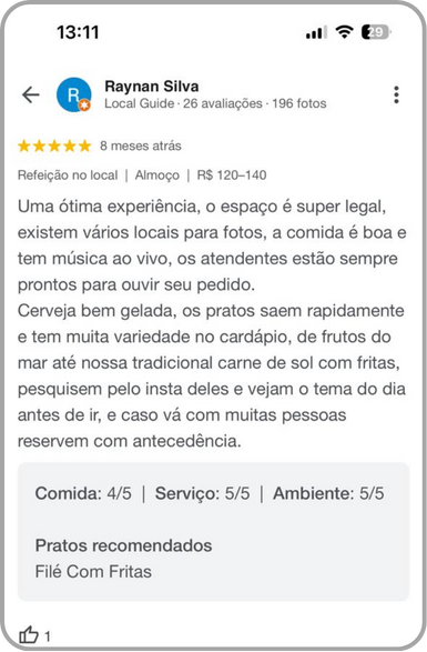 + 320 Avaliações (29)